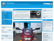 Tablet Screenshot of new.mzriders.com